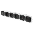 DIGITUS Flexible power strip, 3680 W 250VAC 50 Hz 4x safety outlet, 16 A, 2x USB A connection, 2.4 A DA-70620