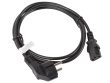 Lanberg Power cable CEE 7/7 - IEC 320 C13 1.8M black