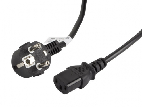 Lanberg Power cable CEE 7/7 - IEC 320 C13 3M VDE 3M black