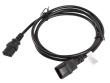 Lanberg Power cord extension cord IEC 320 C13 - C14 VDE 1.8M black