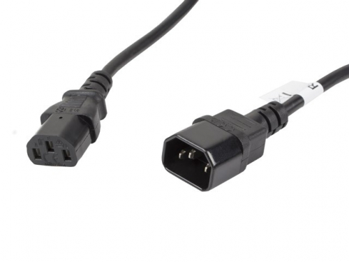 Lanberg Extension power cable IEC 320 C13 - C14 VDE 5M black