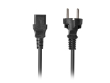 Lanberg Power cable laptop CEE 7/7 -> C320 C13 1.8m straight, black