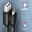 AXAGON AXAGON BUCM-AM10TB cabl e USB-C USB-A, 0,6m