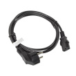 Lanberg | CEE 7/7 to IEC 320 C13 Power Cord | CA-C13C-10CC-0018-BK CA-C13C-10CC-0018-BK