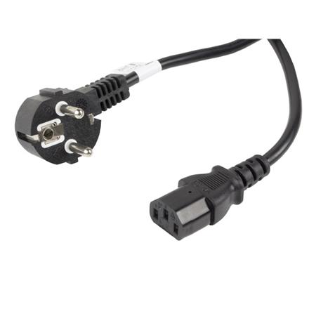 Lanberg | CEE 7/7 to IEC 320 C13 Power Cord | CA-C13C-11CC-0100-BK CA-C13C-11CC-0100-BK