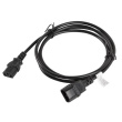 Lanberg | IEC 320 C13 to C14 Cable | CA-C13E-11CC-0018-BK CA-C13E-11CC-0018-BK