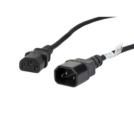 Lanberg | IEC 320 C13 to C14 Cable | CA-C13E-11CC-0018-BK CA-C13E-11CC-0018-BK