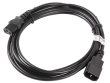 Lanberg CA-C13E-11CC-0030-BK power cable Black 3 m C13 coupler C14 coupler