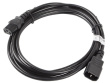 Lanberg Extension power cable IEC 320 C13 - C14 VDE 3M Black