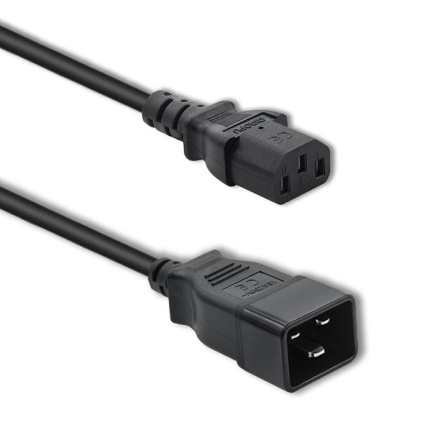 Qoltec Power cable for UPS C20/C13, 1.2m
