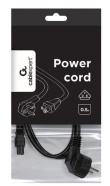 Gembird Power cord C5 VDE 0.5m
