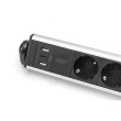 Digitus | Office Power Strip | DA-70624 | Silver/Black DA-70624