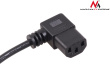 Maclean Power cable angled 3 pin plug 5M EU MCTV-804