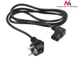 Maclean Power cable angled 3 pin plug 5M EU MCTV-804