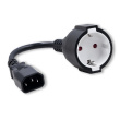 Qoltec Adapter IEC 320 C14 / SCHUKO