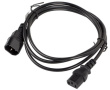Lanberg Extension power cable IEC 320 C13 - C14 1.8M black