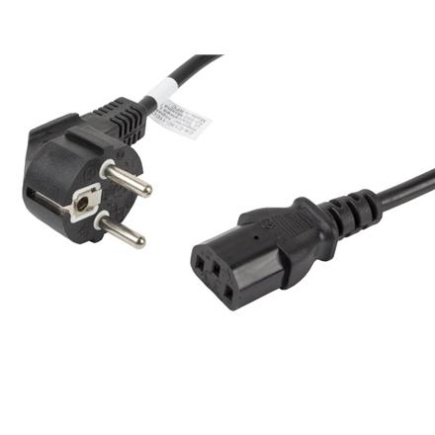 Lanberg | CEE 7/7 to IEC 320 C13 Power Cord | CA-C13C-11CC-0018-BK CA-C13C-11CC-0018-BK