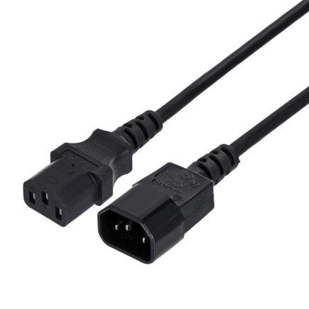 Gembird PC-189-VDE power cable Must 1.8 m C14 coupler