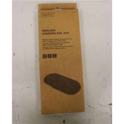 Renew. DIGITUS Wireless Charging, Pad, Duo, 15W, Grey | Digitus 5/ 7.5/ 10/ 15 W | DEMO DA-10082SO