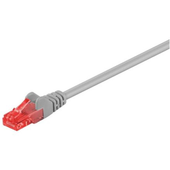 Goobay | CAT 6 patch cable, U/UTP | Grey RJ45 male (8P8C) | RJ45 male (8P8C) 68439