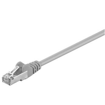 Goobay | 50126 | CAT 5e patchcable, F/UTP | Grey RJ45 male (8P8C) | RJ45 male (8P8C) 50126