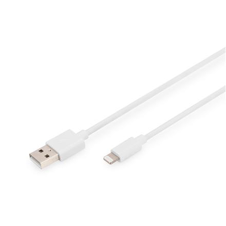 Digitus | Charger/data cable | DB-600106-010-W | USB-A to Lightning