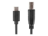 LANBERG Cable USB-C M ->USB-B M 2.0 1.8m ferrite