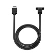 Fractal Design Model E - USB cable - USB-C header (M) to USB-C (F) 90° angled, panel mountable - 1 m - black - for Fractal Design Meshify 2 Lite 