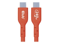 CLUB 3D USB2 Type-C Bi-Directional USB-IF Certified Cable Data 480Mb PD 240W 48V/5A EPR M/M 3m 9.84 ft
