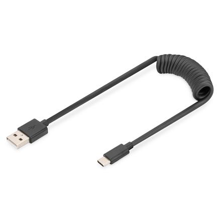 Digitus | AK-300430-006-S | USB-A to USB-C USB 2.0 Type A, plug | USB C, plug