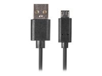LANBERG CA-USBM-20CU-0030-BK Lanberg cable Quick Charge 3.0, USB Micro-B(M)->A(M) 3M Black