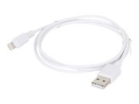 GEMBIRD CC-USB2-AMLM-2M-W Gembird USB data sync and charging 8-pin cable, 2m, white
