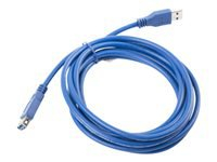 Lanberg - USB extension cable - USB Type A (M) to USB Type A (F) - USB 3.0 - 3 m - blue