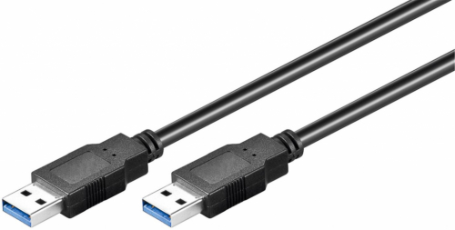 MicroConnect - USB cable - USB Type A (M) to USB Type A (M) - USB 3.0 - 5 m - black