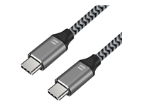 ART CABLE USB-C male - male 100W 5A ALU braided 2m oem