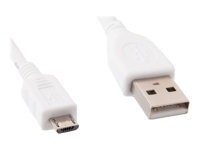 GEMBIRD CCP-MUSB2-AMBM-W-1M Gembird micro USB 2.0 cable AM-MBM5P 1m, white