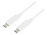 LOGILINK CU0130 LOGILINK - USB-C 3.1 Gen2 connection cable, 0.5m, white