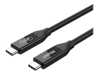 UNITEK C14100BK-0.8M Cable USB-C 4.0 PD 100W 40Gbps 8K 0.8m