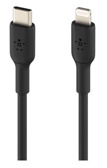 Belkin Belkin PVC USB-C to Ligh tning 1m Black