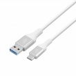 TB Cable USB 3.0 - USB C 2m PREMIUM 3A white TPE