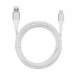 TB Cable USB 3.0 - USB C 2m PREMIUM 3A white TPE