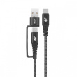 TB USB A/C - USB C Cable 1,2 m black