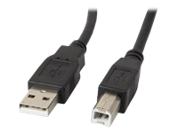 Lanberg - USB Printer cable - USB (M) to USB Type B (M) - USB 2.0 - 1 m - black 