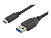 ASSMANN USB Type-C connection cable type C to A M/M 1.0m Super Speed bl