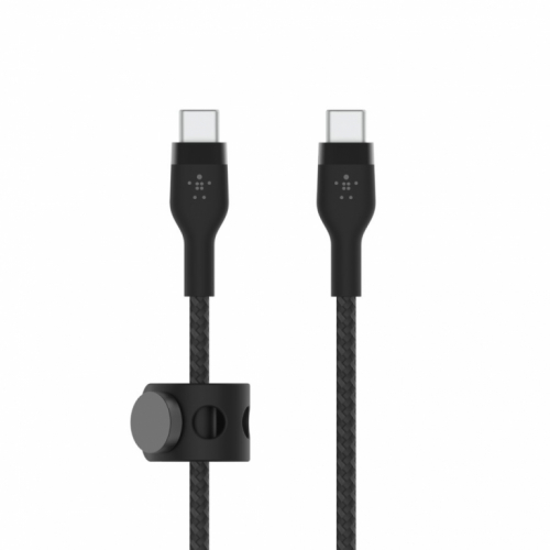 Belkin Cable BoostCharge USB-C/USB-C braided silicone 2 m, black