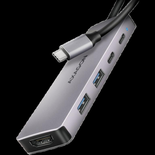 AXAGON HMC-5H60 USB-C 3.2 Gen 1 hub, 2x USB-A, 1x USB-C, 4K 60Hz HDMI, PD 100W, 15cm USB-C cable