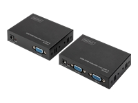 DIGITUS DS-51201 KVM Extender USB 1 Local + 1 Remote User up to 200M CAT5 UTP resolution 1920x1080 at 60Hz