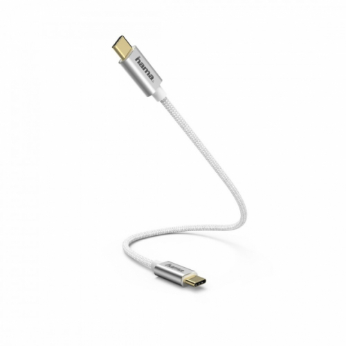 Hama charging data cable USB- C 0,2m white 914926