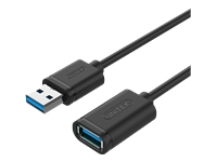 Unitek Y-C456GBK - USB extension cable 2.4A 5Gbps - USB Type A (M) to USB Type A (F) - USB 3.0 - 50 cm - black 