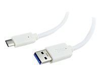 GEMBIRD CCP-USB3-AMCM-1M-W Gembird USB 3.0 cable to type-C (AM/CM), 1m, white